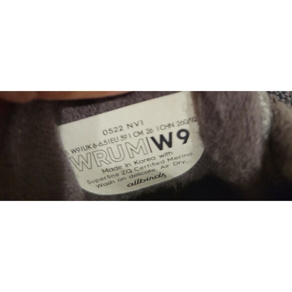 NIB ALLBIRDS Women's Wool Runner-up Mizzles SIZE 9 Grey MSRP$145 Water Repellent - Picture 8 of 9
